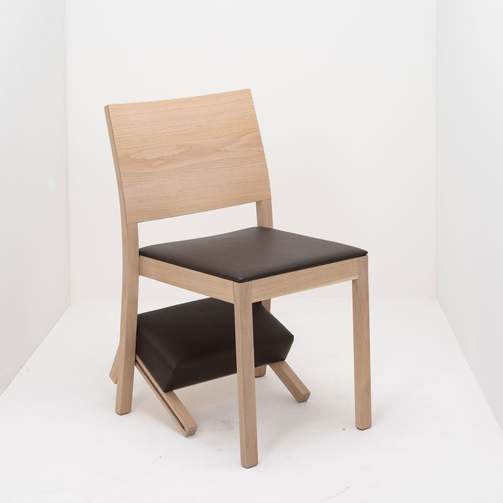 Sitzschale: Holz, Sitzschale: Buche, Gestell: Holz, Gestell: Buche
